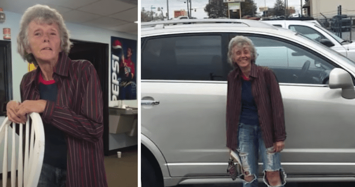 Senior Worker Who Walks 12 Miles To Go To Work Receives A New Car From Donors