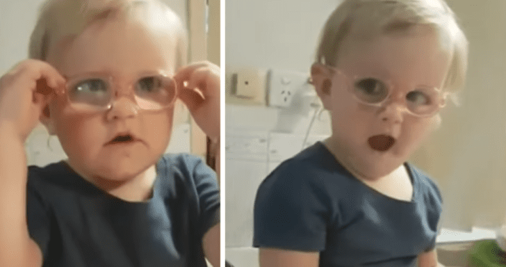 1-Year-Old Girl Sees The World Clearly For The First Time After Getting Her Firs...