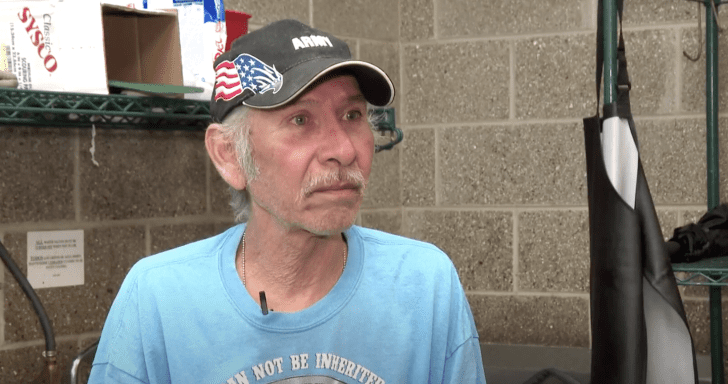 64-Year-Old Veteran Who Now Works As A Dishwasher Gets Surprised On His Birthday